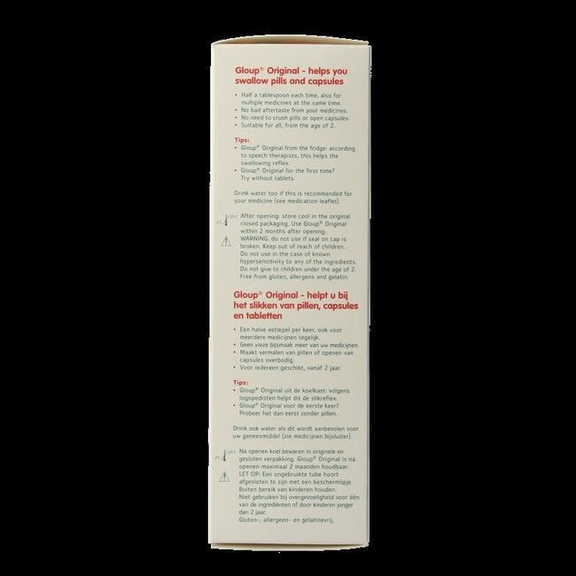 Gloup Original Gel d'aide à la déglutition Fraise Banane 150 ml