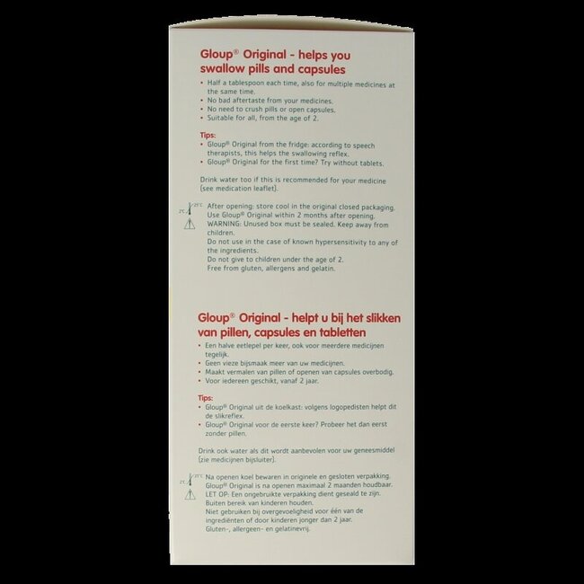 Gloup Original gel pour la prise de médicaments fraise banane 500 ml