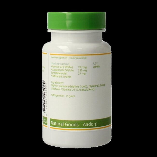 Vitamine D3 3000 UI/75 mcg 120 capsules