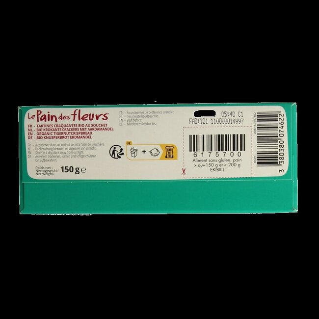 Craquelins bio croustillants au souchet 150 g