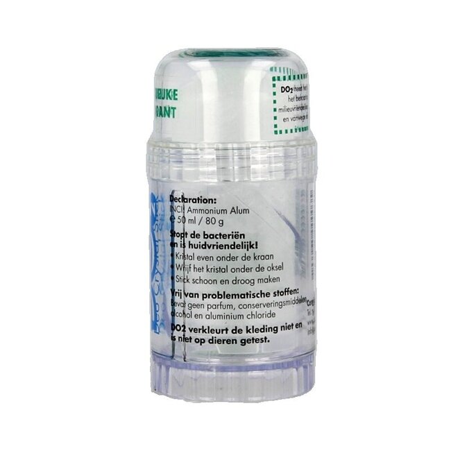 Déodorant stick à base d'alun 80 g