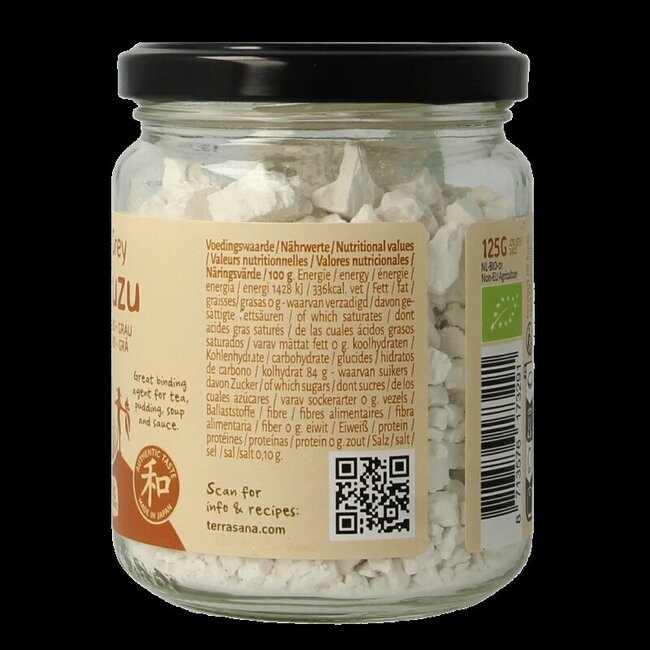 Kuzu grijs (glas) eko bio 125 Gram