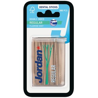 Jordan Cure-dents regular menthe 100 pièces