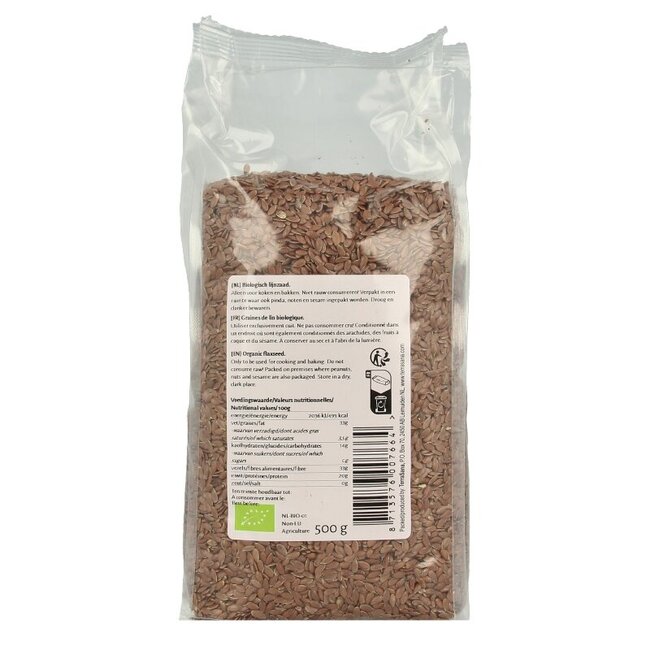 Graines de lin entières RAW bio 500 g