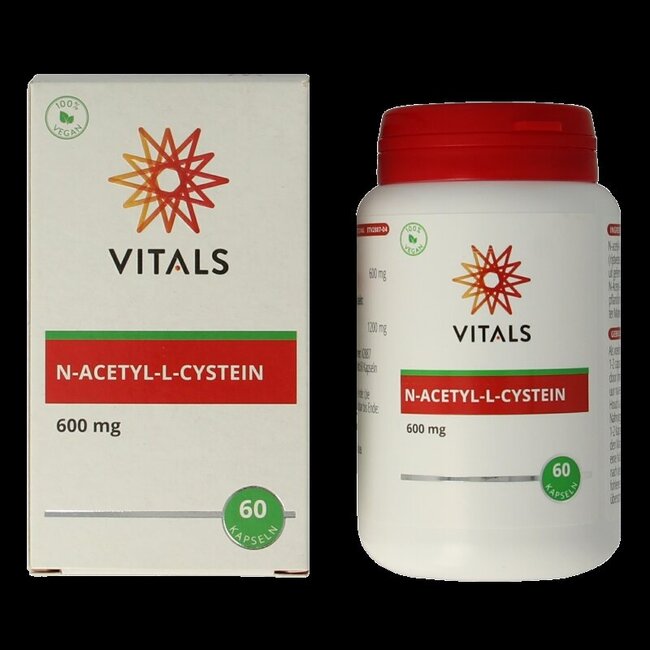 N-Acétyl-L-cystéine 600 mg 60 gélules végétariennes