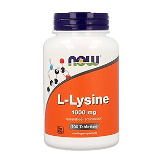 NOW L-Lysine 1000 mg 100 comprimés