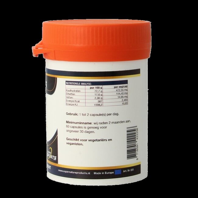 Tribulus terrestris 500mg 60 Vegetarische capsules