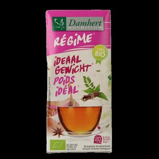 Damhert Thé bio idéal poids Tea time 20 sachets