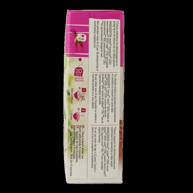 Thé bio idéal poids Tea time 20 sachets