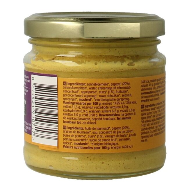 Sandwichspread papaya-curry bio 180 Gram