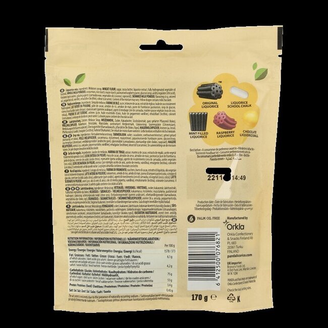 Mélange de réglisse Panda 170 g