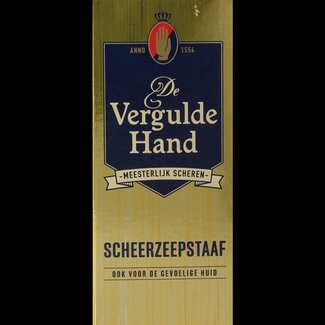 Vergulde Hand Scheerzeepstaaf 75 Gram