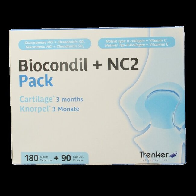 Biocondil 180 comprimés + NC2 90 gélules pack 1 Set
