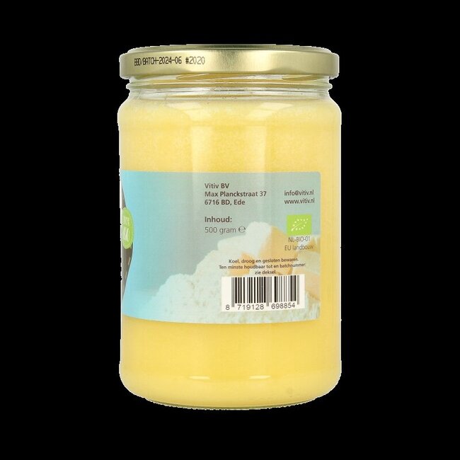 Ghee geklaarde boter bio 500 Gram
