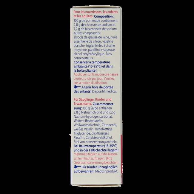 Pommade nasale bébé/enfant 10 g