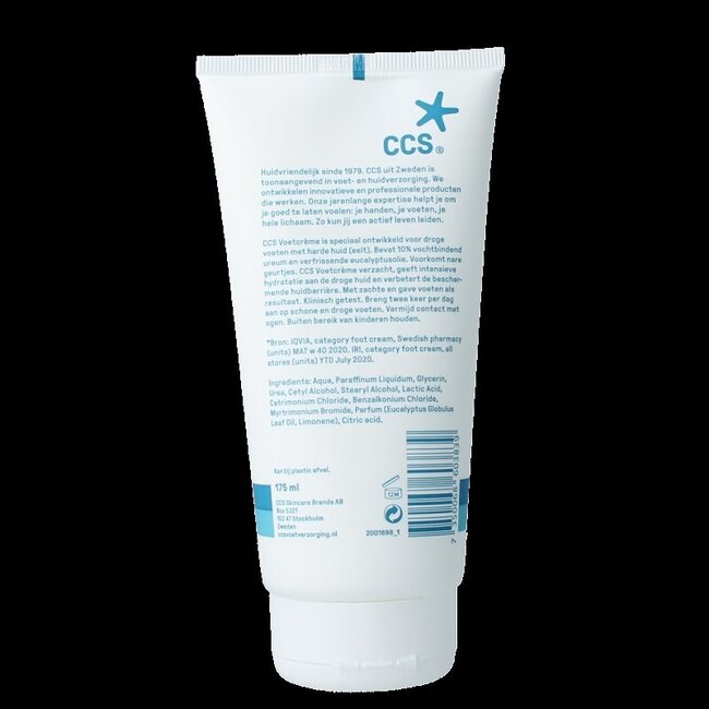 Crème pour les pieds 175 ml
