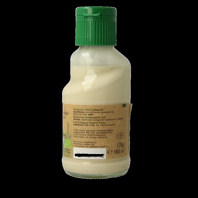 Koffiemelk vol bio 160 Milliliter