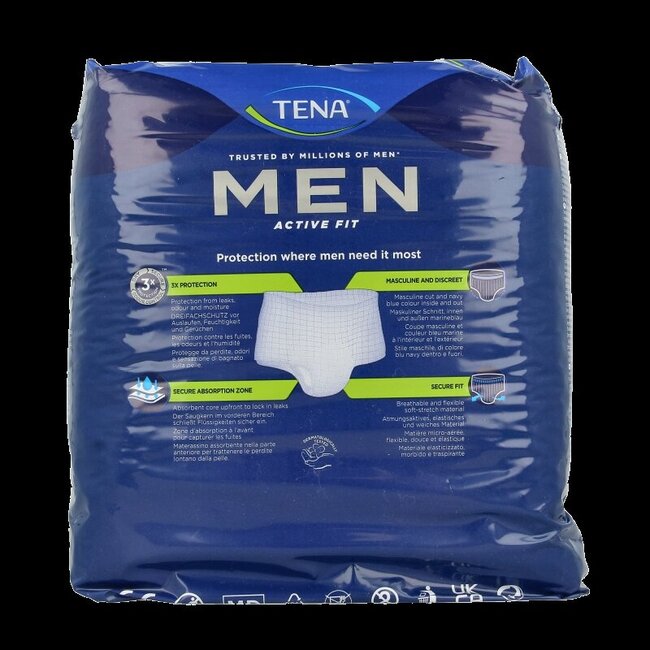 TENA Men Active Fit Pants Plus S/M 12 pièces