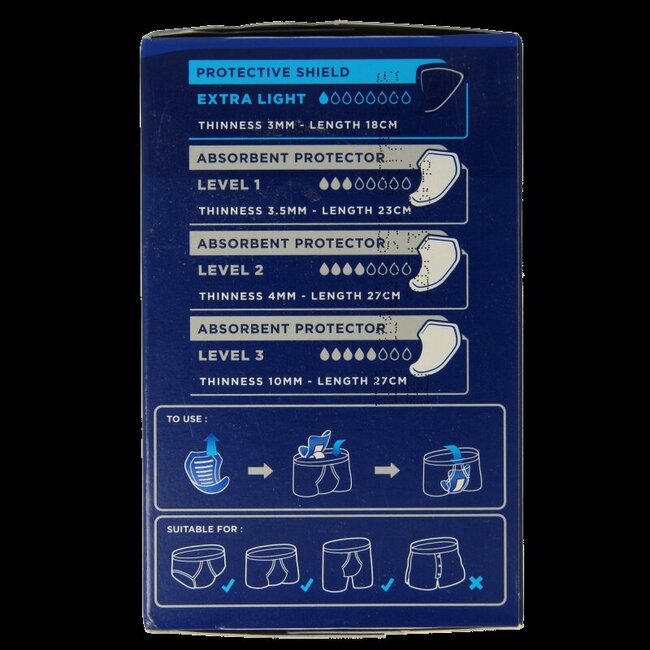 Man active fit extra light 14 Stuks