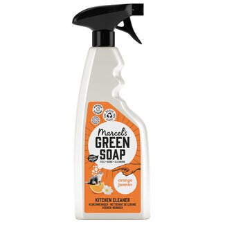 Marcel's Green Soap Keukenreiniger spray sinaasappel & jasmijn 500 Milliliter