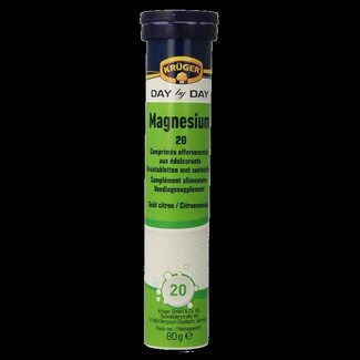 Kruger Magnesium bruistablet 20 Stuks
