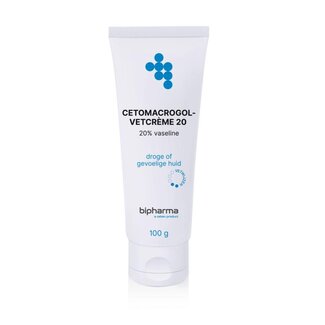 Bipharma Cetomacrogol-vetcreme 20 losse tube 100 Gram