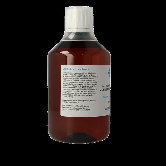 Fluorure de sodium 0,05 % bain de bouche 500 millilitres