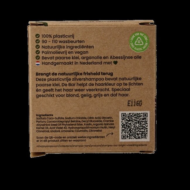 Shampoo bar bright violet 70 Gram