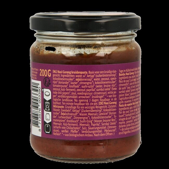 Indonesische nasi goreng boemboe bio 200 Gram