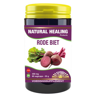 NHP Rode biet puur 60 Vegetarische capsules