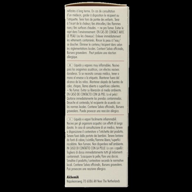 Spray d'aromathérapie palo santo et sauge blanche 100 ml