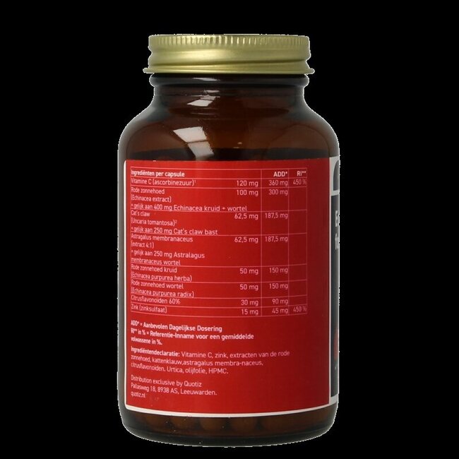 Echinacea forte plus cats claw 120 Vegetarische capsules