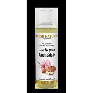 Golden Naturals Amandelolie 100% puur 150 Milliliter