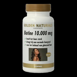 Golden Naturals Biotine 10.000mcg 90 Capsules