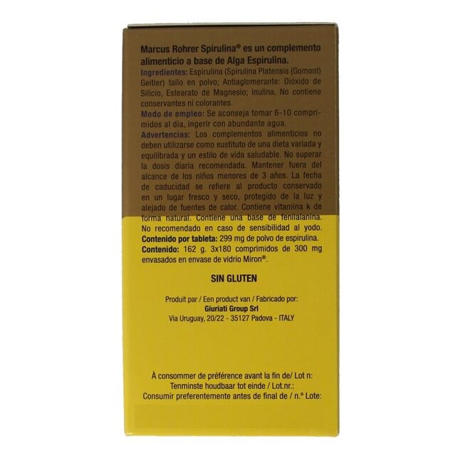 Spiruline recharge 540 comprimés