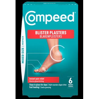 Compeed Pansements ampoules pack mixte 6 pièces