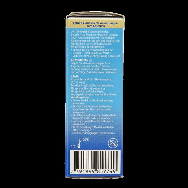 Boston cleaner lenzenvloeistof 30 Milliliter