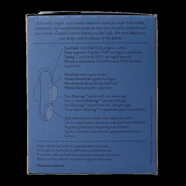 Maandverband nacht met vleugels 10 Stuks