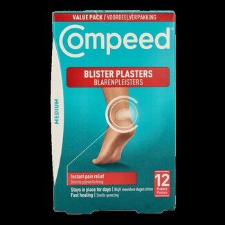 Compeed Pansements ampoules moyen format 12 pièces