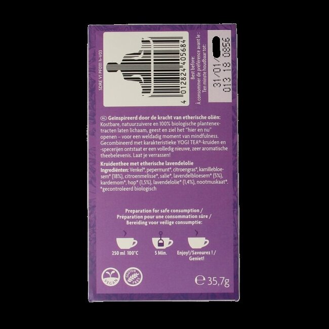 Tea for the Senses Good Night Bio 17 sachets