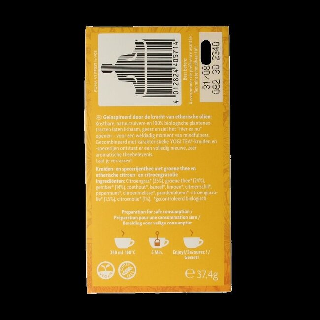 Tea for the senses pure happiness bio 17 Zakjes