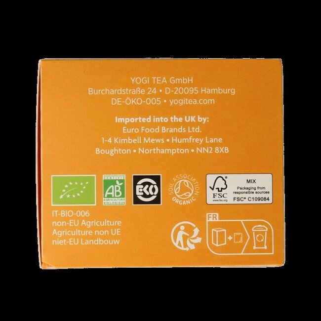 Yogi Tea For the Senses Bonheur Pur Bio 17 Sachets
