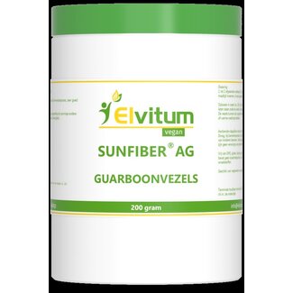 Elvitum Sunfiber AG guarboonvezels 200 Gram