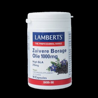 Lamberts Huile de bourrache (starflower) 1000 mg 90 gélules végétariennes