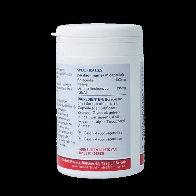 Huile de bourrache (starflower) 1000 mg 90 gélules végétariennes