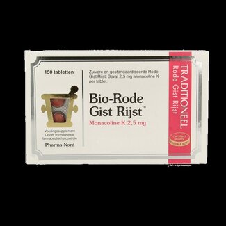 Pharma Nord Bio rode gist rijst 150 Tabletten