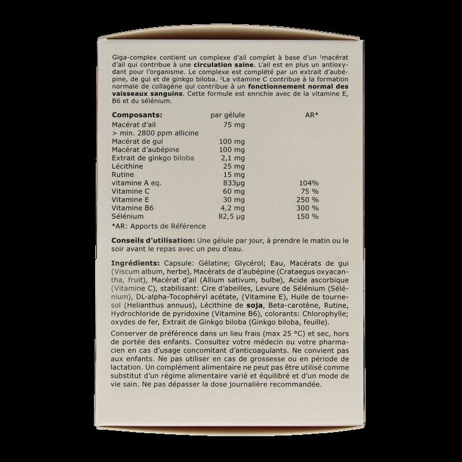 Giga complex knoflook 160 Capsules