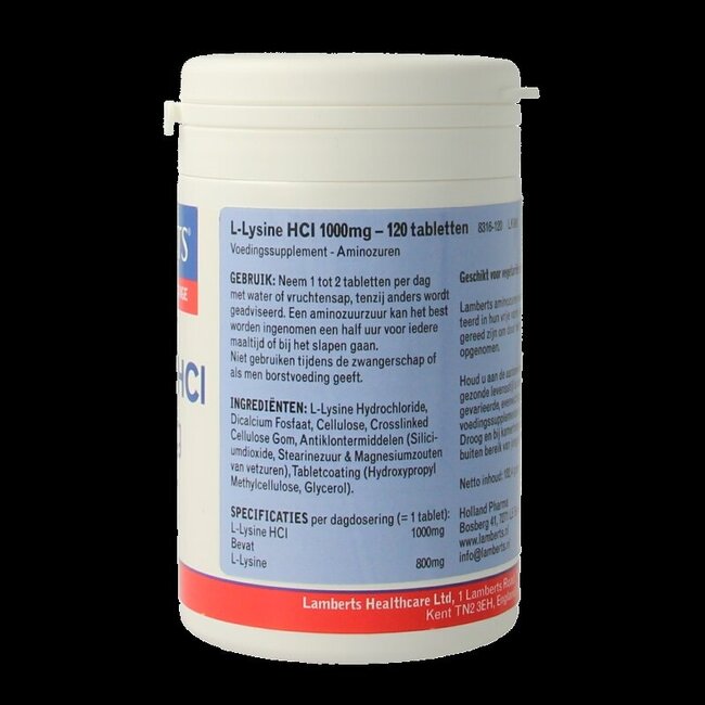 L-Lysine 1000mg 120 Tabletten