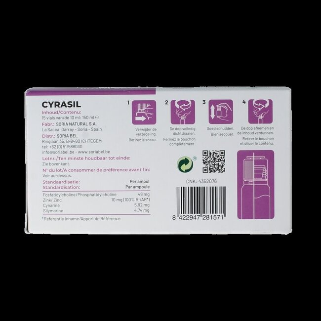 Cyrasil 10 ml 15 Ampoules