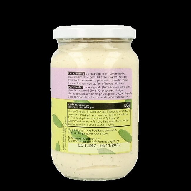 Sauce tartare 300 grammes